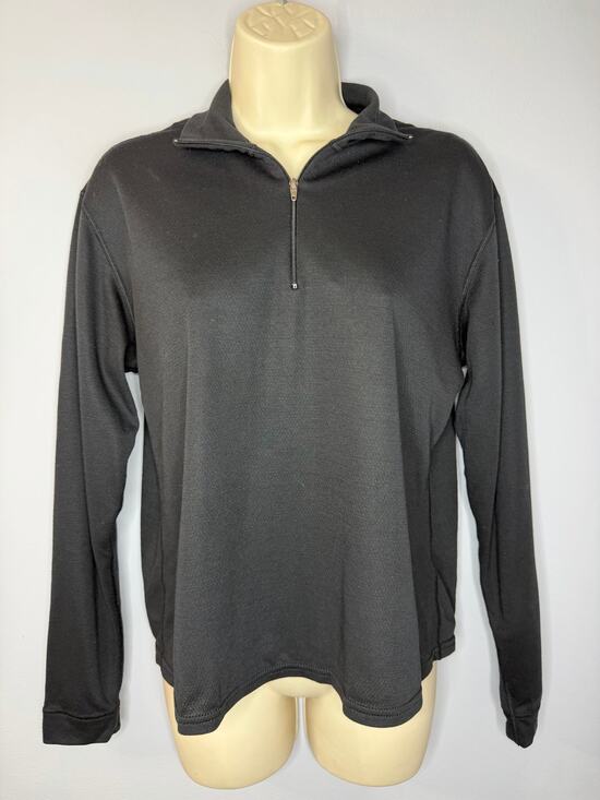 Patagonia Tops - Patagonia Capilene Midweight Base Layer 1/4 Zip Pullover Top Black Women's M